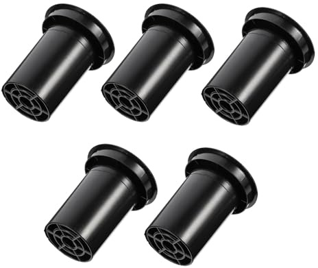 VERDANVERSE 5 pezzi Tubo Bass Reflex per Subwoofer in Plastica Nero Resistente Accessorio Sostitutivo per Scatola Altoparlanti Woofer Design Professionale Antimacchia e