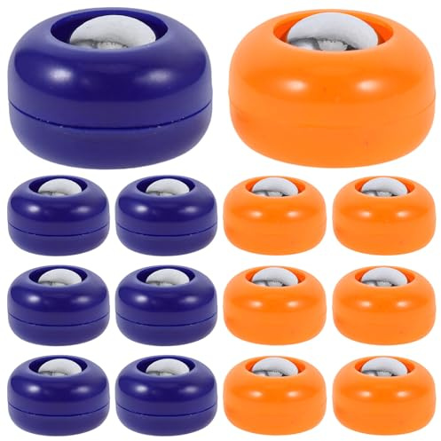 Cabilock Accessori Shuffleboard 20 Pezzi Mini Pietre da Curling in Pp Set da Gioco da Tavolo per Interni ed Esterni per Famiglia e Ragazzo Ragazza