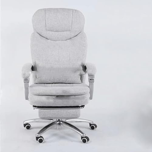 Ergonomisk kontorsstol, kontorsstolar med hög rygg, justerbara armstöd och pedal, andningsbar vilstol i nät