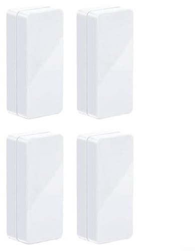 Glomc Pesi magnetici per tende da doccia, 4 pezzi, supporti magnetici in tessuto antivento, per tende, tovaglie, bandiere e fodere, uso sicuro (bianco)