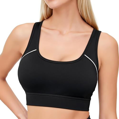 ABOHU Reggiseno sportivo da donna – comfort ottimale – senza ferretto