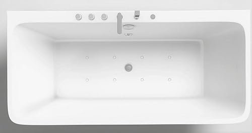 Tourbillon Whirlpool baignoir 'Vallerie' en couleur blanc bain à remous