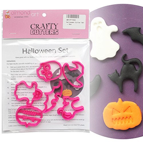 Halloween Cutter Set - 6pc - Cake Decoration & Cupcake Topper Cutters
