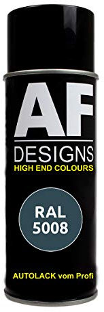 Alex Flittner Designs RAL Lackspray Autolack Sprühdose Spraydose RAL5008 GRAUBLAU matt