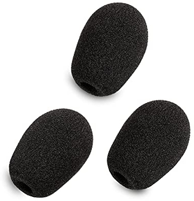 LEFXMOPHY Blackshark - Filtro pop de repuesto para Razer BlackShark V2 / V2 Pro / V2 X/Kaira Pro Gaming Headset Micrófono Cubierta de espuma para micrófono, 3 unidades