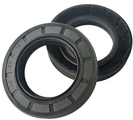 4 Stück TC Typ NBR Radialwellendichtring Wellendurchmesser 28mm, Außendurchmesser 40mm Nitril Doppellippe Wellendichtring mit Feder, TC-28x40x7mm
