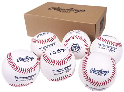 Rawlings | CAL RIPKEN LEAGUE Baseballs | Competition Grade | RCAL1 | Youth/14U | 6 Count