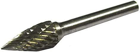 CNC QUALITÄT Hartmetall Frässtifte Ø 6-12 mm - Spitzbogen - kreuzverzahnter Schaftfräser zum Entgraten (Hartmetall, 8 mm)