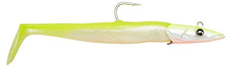 Savage Gear Meeresshads 21,5cm 140g Sandeel V2 Big Game, Farbe:Lemon Back