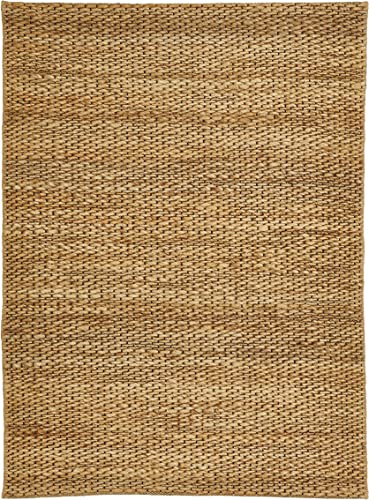 -LUXOR- living Naturteppich Mauritius - Jute Teppich Boho aus natürlichen Materialien handgefertigt - Teppich Wohnzimmer 65 x 130 cm