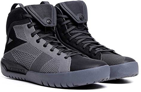 Dainese Metractive Air Shoes, Zapatos Moto Verano, Hombre, Charcoal-Gray/Negro/Gris Oscuro, 46
