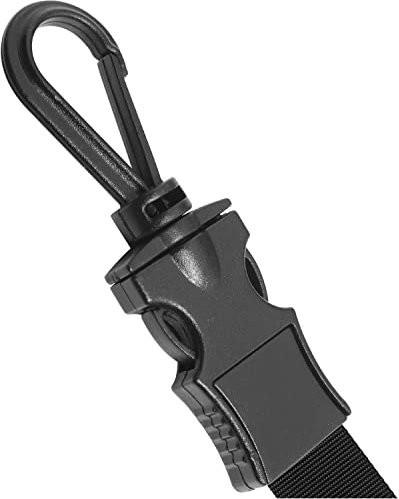 LUORNG Paracord-Armband-Verschluss, 4 Stück, schwarze Kunststoff-Paracord-Armband-Clips und Schnallen für 15 mm breites Gurtband, Schnellverschluss, Fallschirm-Rucksack-Schnalle, Schwarz