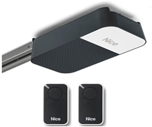 KIT NICE PORTE SEZIONALI E BASCULANTI GUIDA A CINGHIA +2 TELECOMANDI SPIDO16BKCE