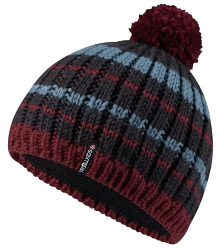 Trollkids Kids Hafjell Bobble Cap | Universelle Bommelmütze, Fleece-Innenstirnband