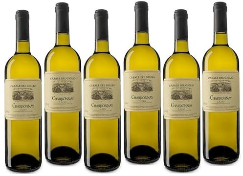 CASALE DEL GIGLIO CHARDONNAY 2023 BIANCO LAZIO IGT IGP 75 CL 6 BOTTIGLIE