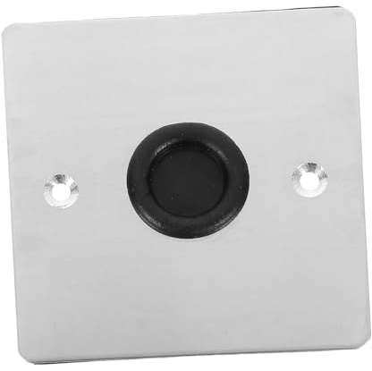 GALPADA Cubierta Metálica Para Enchufe Acero Inoxidable Con Orificio Salida Placa Ciega Decorativa Para Pared y Techo Fácil Instalación y Diseño Moderno Para Proteger Enchufes Eléctricos