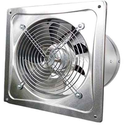 Ventola di ventilazione 6/8/10/12 pollici ventilatore per ventilazione, potente ventola di ventilazione in acciaio inossidabile ad alta velocità con valvola di controllo, ventola di ventilazione della
