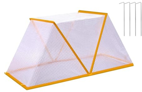 JNJOOD Garden Row Accelerator Housse pour plantes 49 x 38 x 22 cm Housse de protection pour parterres de fleurs surélevées pliables pour légumes