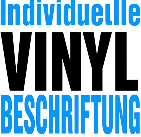 Personalisierte Vinyl Aufkleber – Wunschtext Sticker – Autoaufkleber selbst gestalten – wetterfest & langlebig