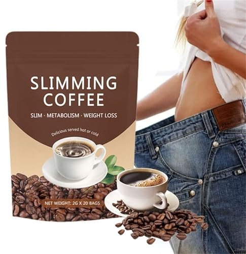 Café Brûleur De Graisse Instantané - Préparation For Café Minceur Faible En Calories Et À Dissolution Rapide(2PCS)