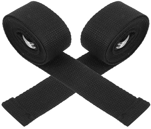 HOUDERCO Bandes Élastiques Yoga Lot 2 Ceintures Extensibles pour Étirements et Renforcement Musculaire en Fitness et Pilates