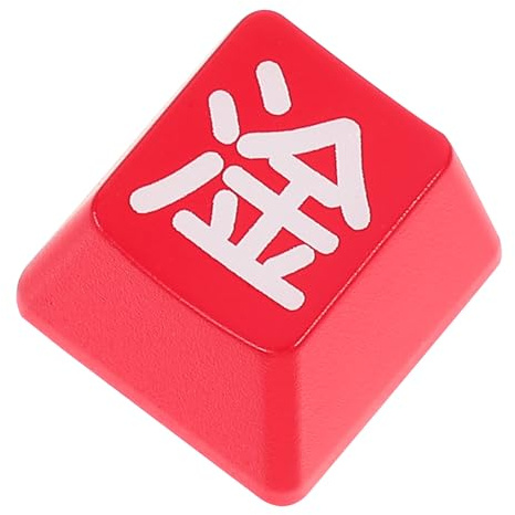 Cabilock Tapa de Tecla Esc Roja para Teclado Mecánico Gaming, Transparente Diseño Luminoso Único, Altura Original y Acabado Mate, Accesorio Durable para Teclados de Juegos