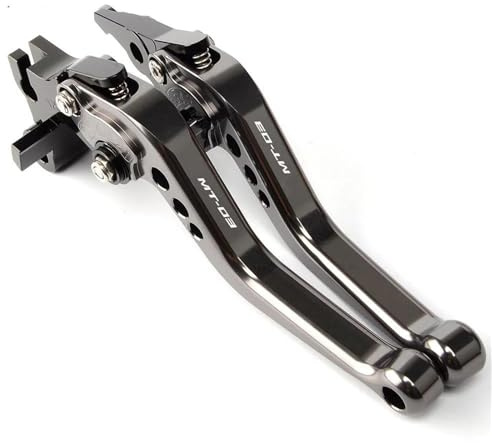 Palancas Embrague Maneta Manetas De Freno Y Embrague Para Motocicleta Ajustable Para Yamaha MT-03 MT03 MT 03 2015-2025 Manillares Pieza Moto Palanca Manijas(Color 5)