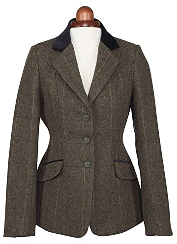 Shires Aubrion Saratoga - Chaqueta de equitación para mujer, color verde