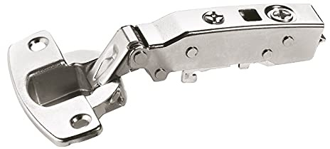 Charnière sensys 8645i - Coudure : 16 mm - Décor : Noir Obsidien - Entraxe : 52 mm - Fixation : Manchon à expansion - Montage : Intérieur - Version : TH58 - HETTICH