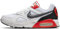 Nike Air Max Ivo, Sportswear Uomo, White/Dark Grey-Habanero Red-Black, 44 EU