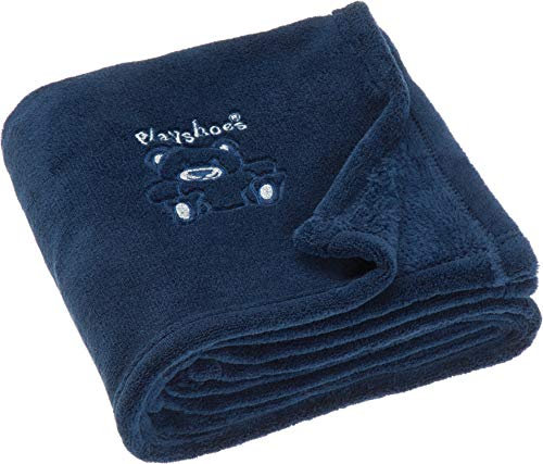 Playshoes Plaid polaire bleu marine 100x150 cm