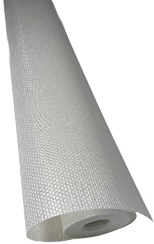 6 x carta da parati in fibra di vetro doppia catena grossa 140 g/m² + colla non tessuta