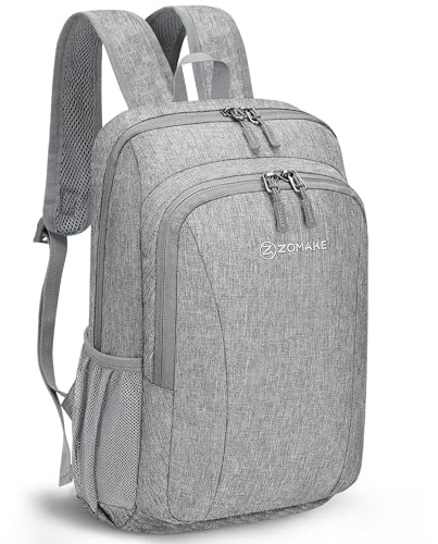 ZOMAKE Kleine Rucksäcke,Mini Tagesrucksack 10l Geeignet Für Kinder Herren Damen Leichter Rucksack Für Wandern Skifahren Trekking(Grau)