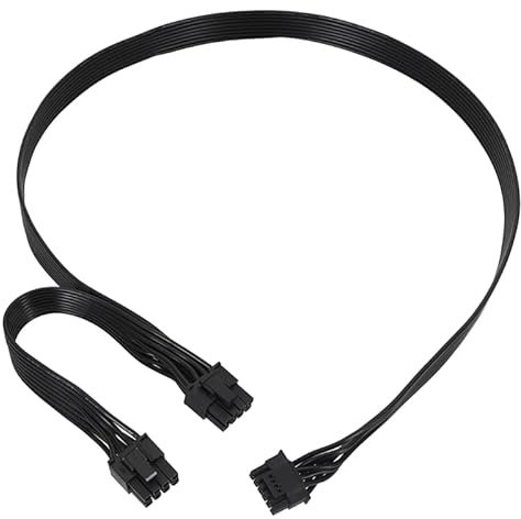 16 Pines 12 + 4 ATX3.0 PCIE5.0 Módulo De Fuente De Alimentación - Cable 16 Pines A Tarjeta Gráfica Dual Cable De 8 Pines Fuentes De Alimentación Múltiples CPU Cable De Fuente De Alimentación 16