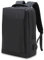 Waytex 71070 - Mochila cómoda para ordenador de 15 pulgadas y tablet con puerto USB y audio Jack - Impermeable - Negro, Negro, Rectangle - USB/Jack, Rectangular USB/Jack