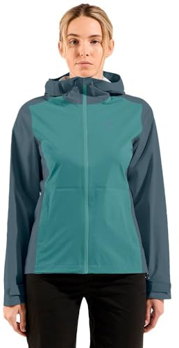 ODLO Regenjacke Damen Aegis 2.5L Waterproof I Wasserdichte Hardshell Jacke I Wanderjacke