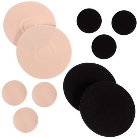 SHERCHPRY 6 Paare nippelabdeckung nippelcover Brustbedeckungen für Frauen bedeckt Frauen Stilleinlagen Brustwarzenabdeckungen wiederverwendbar Pflegepad Sommer Punkte Aufkleber Kuchen