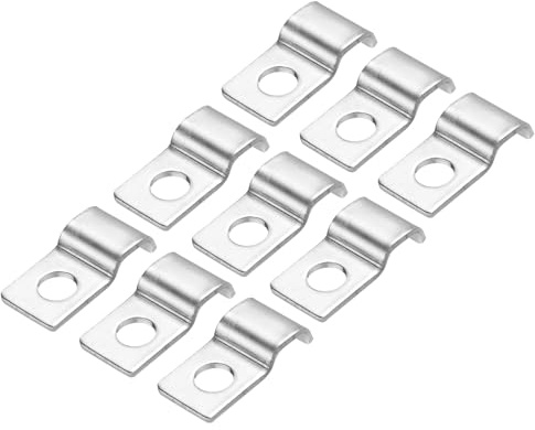 QUARKZMAN 20 Stück Rohrschellen Edelstahl- Befestigungsschelle Schlauchschnalle Kabelschellen | Rohrhalter für Rohrdurchmesser Ø 6mm