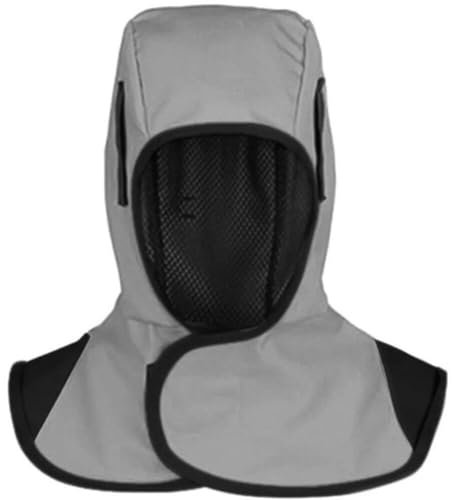 Capucha De Soldadura De Protección Completa, Resistente Polvo, Resistente Desgaste, Ligera, Ignífuga, Reutilizable, Lavable para Mascarilla Completa, Capucha Protectora para Cuello