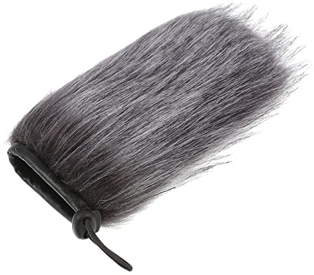 ifundom Microphone Windscreen Muff Furry Cover Mic Cover Windproof for Recording Studio Podcasting Use