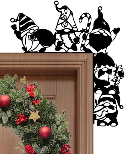 Weihnachts-Türecke, Tür-Eckdekoration, kreative Türdekoration, Feiertags-Dekoration, Funny Home Door, Living Room Sign, Bedroom Door Sitter, Christmas Home Accents, Festliche Door Ecke