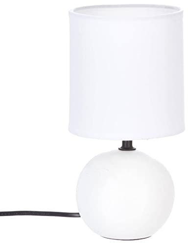 Lampada in ceramica bianca H25