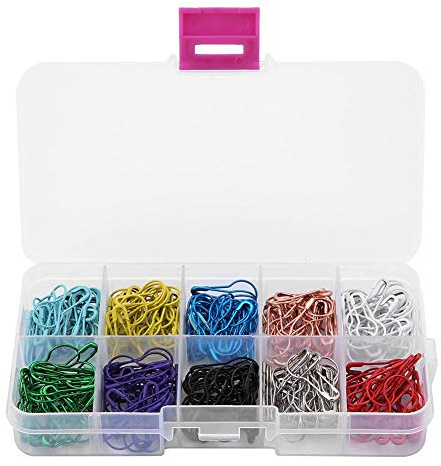 Kalebasse Form Pins 300 Stücke Bunte Sicherheitsnadeln Metall Clips Für Handwerk Und Bekleidungszubehör