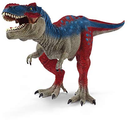 SCHLEICH Dinosaurier-Spielzeug für Jungen und Mädchen von 4 bis 12 Jahren, Tyrannosaurus Rex, Blau