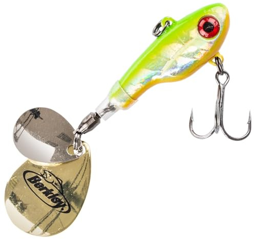 Berkley Pulse Spintail Jig Wobbler mit Spinnerblatt & Berkley Fusion Drilling – Weitwurf-Hardbait für Barsch, Forelle, Hecht
