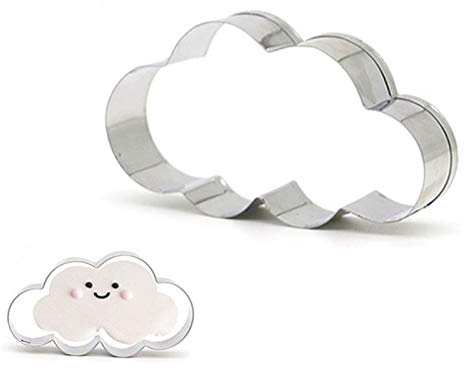 DUBENS Edelstahl Cookie Cutterkuchen Cookie Mold Fondant Cutter DIY Backwerkzeuge Küche Bakeware Kuchen Dekor (Wolke)