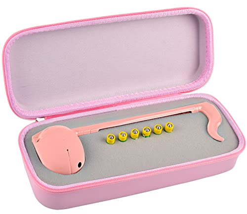 PAIYULE Custodia compatibile con Otamatone (edizione inglese) giapponese strumento musicale sintetizzatore portatile di Cube/Maywa Denki, supporto adatto solo per Regular (solo scatola) (rosa)