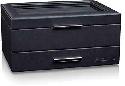 HEISSE & SÖHNE SEIT 1976® Uhrenbox Heron 10+ - Schwarz
