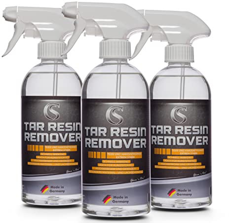 Car Sense Tar & Resin Remover Teer und Harzentferner 3x0,5 L für Fahrzeuge I Autopflege zur Reinigung von Oberflächen wie Holz, Metall, Kunststoff, Edelstahl und lackierten Flächen