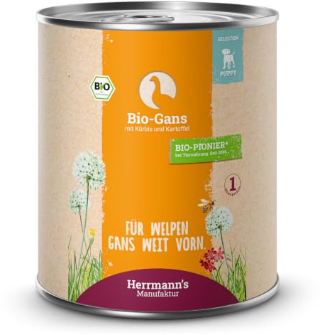 Selection Puppy Organic Goose mit Pumpkin und Kartoffel, 800 g